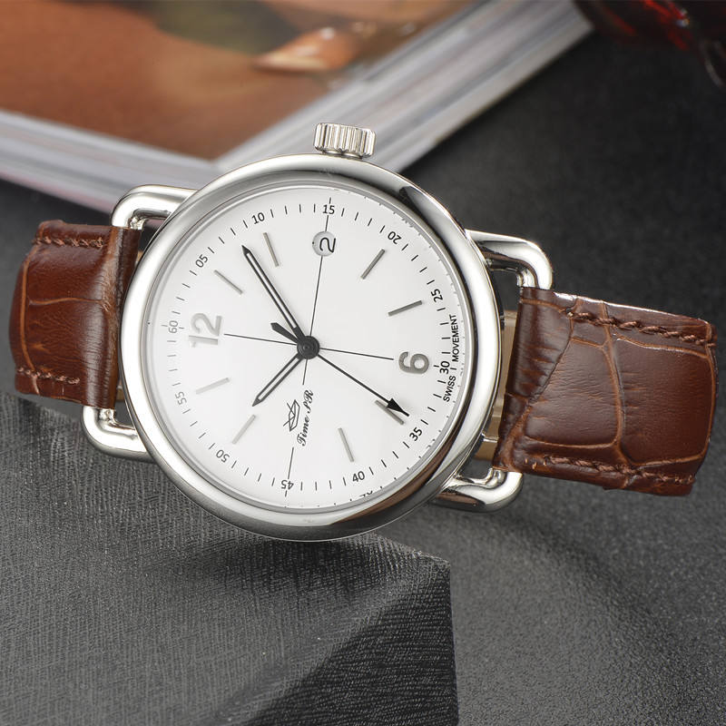Men's Classic Quartz Watch — Swiss Ronda Movement, Genuine Leather 企业微信截图 17853805147315